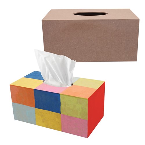 Wooden Tissue Box Holder - Each