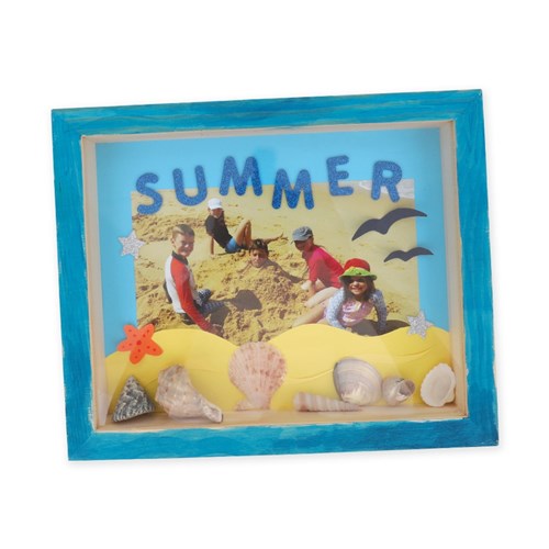 Wooden Rectangle Memory Box Frame - 23 x 28cm - Each