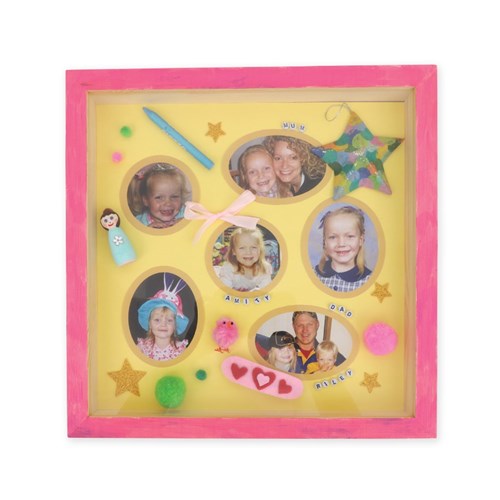 Wooden Square Memory Box Frame - 33.5 x 33.5cm - Each
