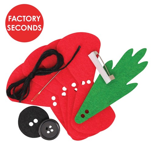 FACTORY SECONDS Felt Poppy Badge CleverKit
