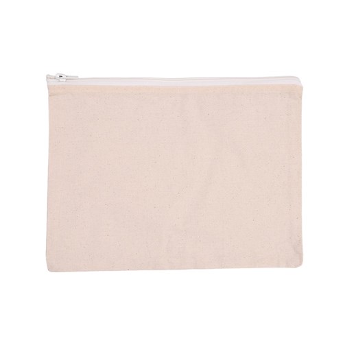 Cotton Zip Pouch - 30 x 21cm - Each