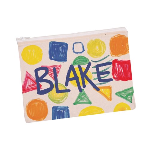 Cotton Zip Pouch - 30 x 21cm - Each