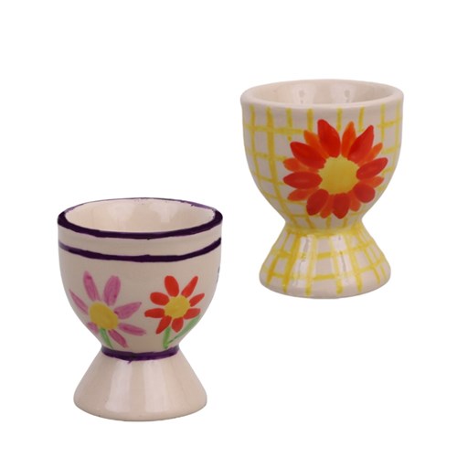 Porcelain Egg Cups - Beige - Pack of 10
