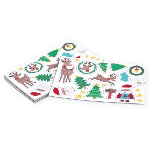 Foam Classic Christmas Stickers - Pack of 120