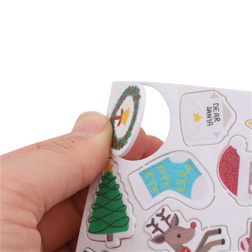 Foam Classic Christmas Stickers - Pack of 120