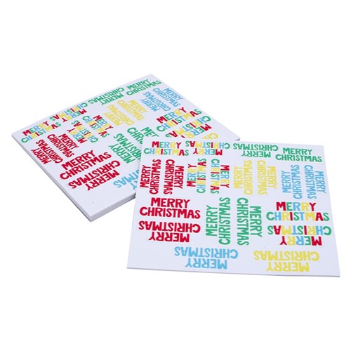 Foam Merry Christmas Stickers - Pack of 120