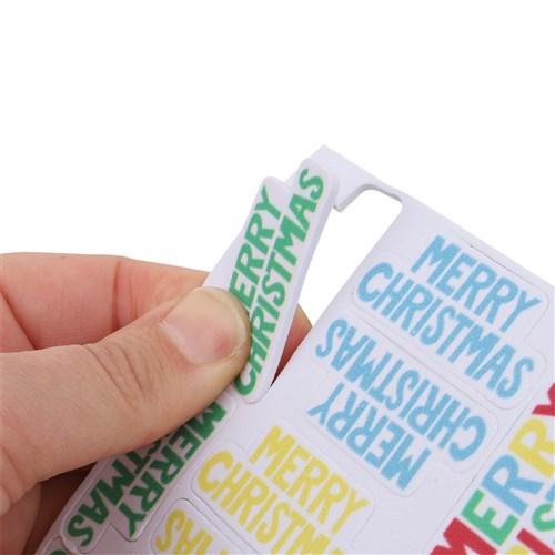 Foam Merry Christmas Stickers - Pack of 120
