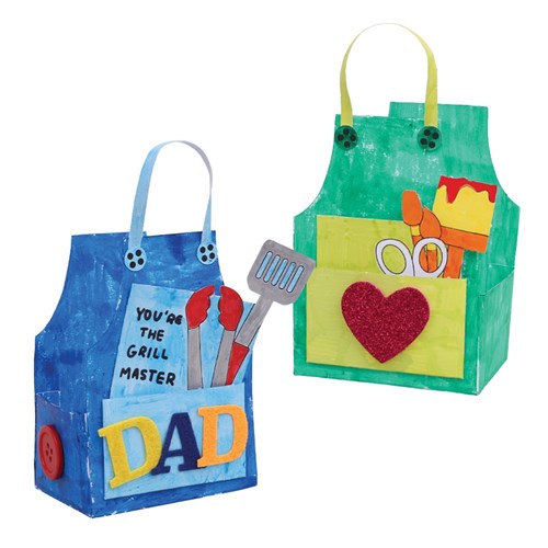 3D Cardboard Apron Gift Boxes - Pack of 10