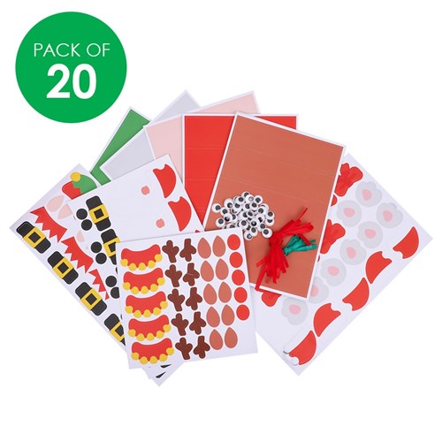 Christmas Character Cardboard Chains - Pack of 20
