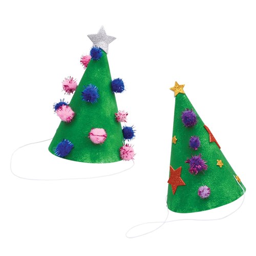 Christmas Tree Party Hats Group Pack