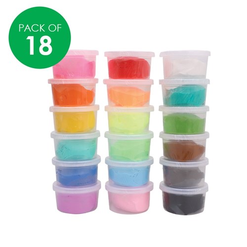 EC Creative Air Dry Clay - 25g - Pack of 18 Colours