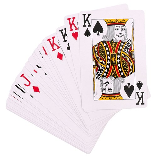 Large Playing Cards - Pack of 52 - 9.5 x 14cm