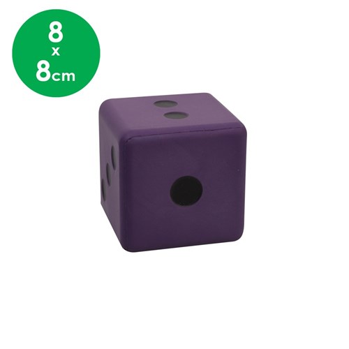 Large Foam Die - 8cm - Each