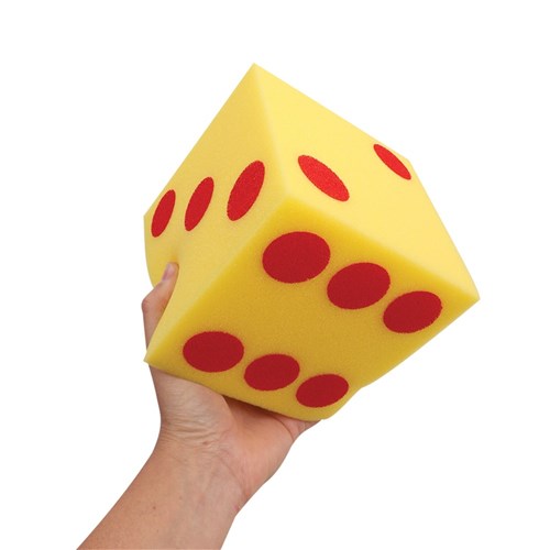 Giant Soft Foam Dice - 12.5cm - Pack of 2