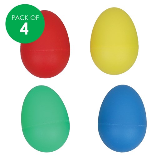Musical Egg Shakers - Pack of 4