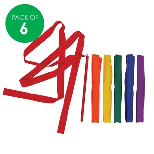 Rhythm Ribbons - Assorted - Pack of 6