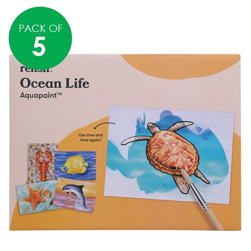 Aqua Paint - Ocean Life - Pack of 5