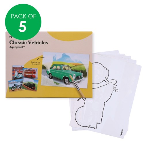 Aqua Paint - Classic Vehicles - Pack of 5