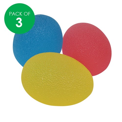Hand Therapy Eggs - Pack of 3