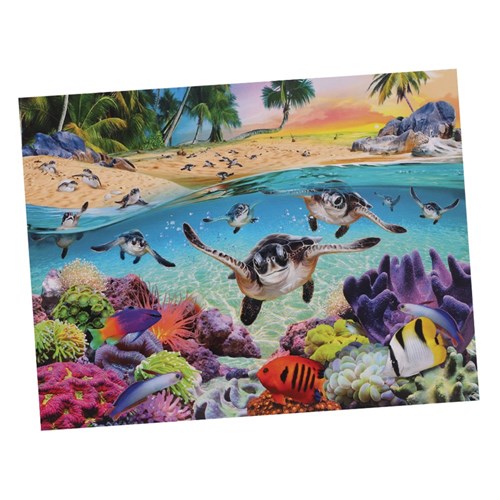 Ravensburger Puzzle - Race of the Baby Sea Turtles - 500 Large Pieces