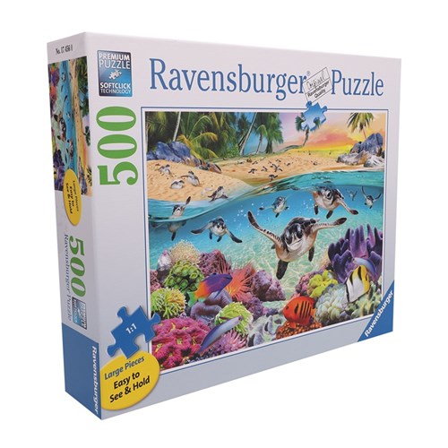 Ravensburger Puzzle - Race of the Baby Sea Turtles - 500 Large Pieces