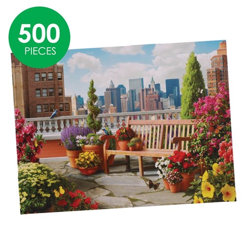 Ravensburger Puzzle - Rooftop Garden - 500 Large Pieces