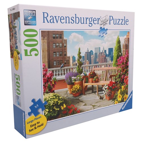 Ravensburger Puzzle - Rooftop Garden - 500 Large Pieces