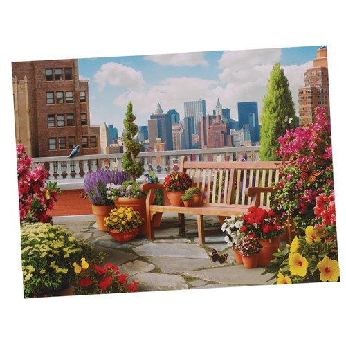 Ravensburger Puzzle - Rooftop Garden - 500 Large Pieces