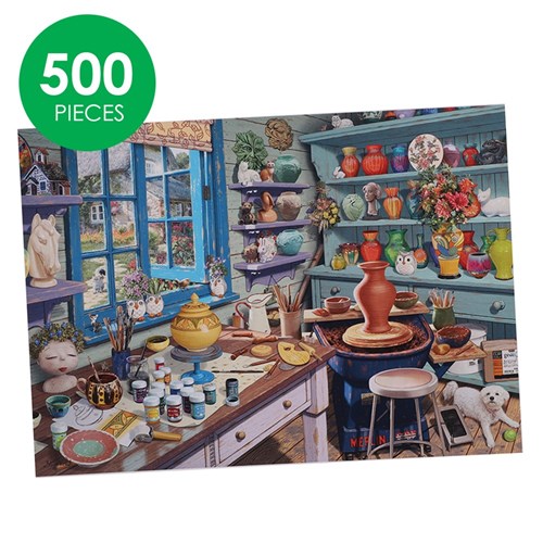 Ravensburger Puzzle - Pottery Studio Sanctuary - 500 Large Pieces