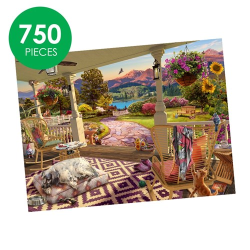 Ravensburger Puzzle - Cozy Front Porch - 750 Large Pieces