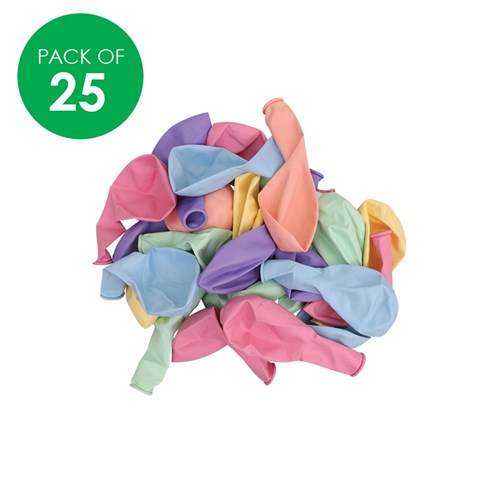 Balloons - Pastel - Pack of 25