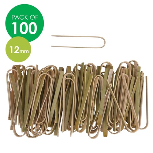 Bamboo Tongs - 12mm - Pack of 100