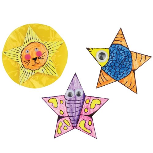Cardboard Star Animals